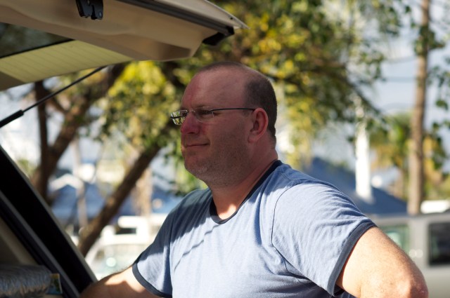 David wonders why we would leave this to return to the snow & ice of the Ozark Hills in January.