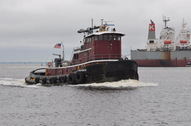 Work on the water never stops.