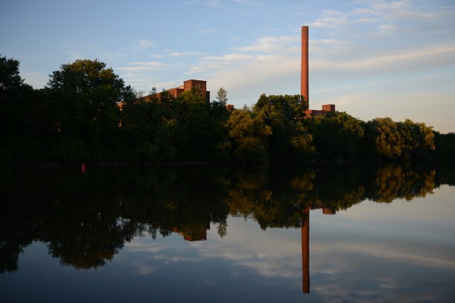 At our anchorage the wind was still and the waters were calm.