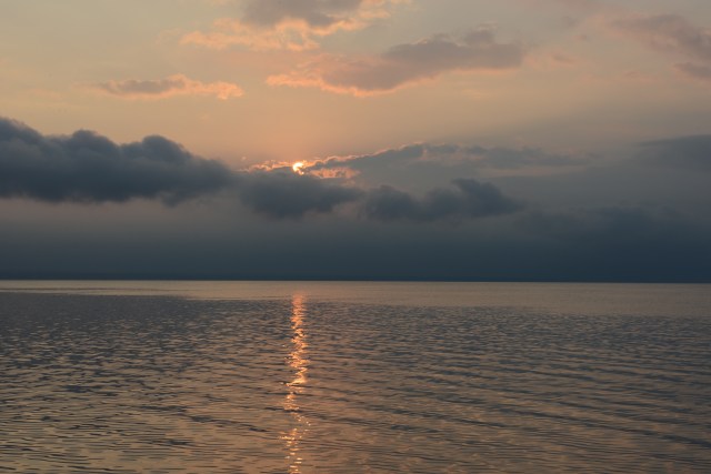 Sunrise after the storms.