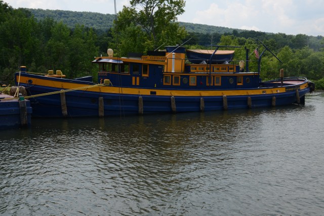 The tug Governor Cleveland was acquired by the NY State Canal Corporation in 1927 as an ice-breaking tug.  