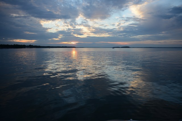 Sunset on Maple Bay.