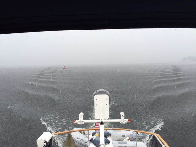 The storm through Suzanne's iPhone.  