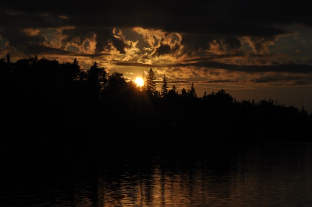 Sunset at magical Otter Cove
