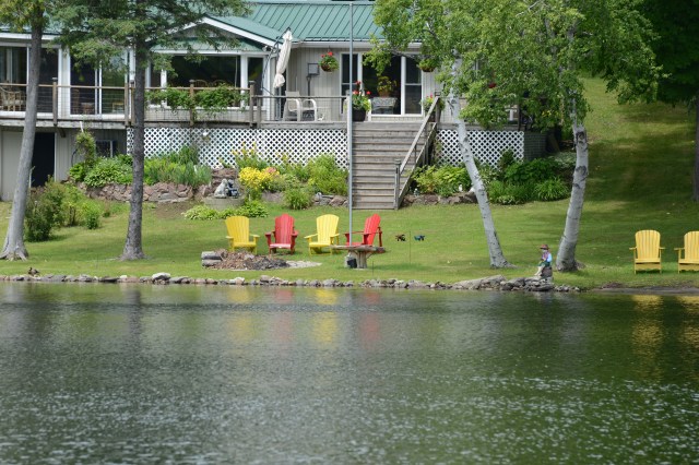 Cottages often line the rivers and the residents enjoy gathering on the shore, enjoying a warm fire and watching the river activity.