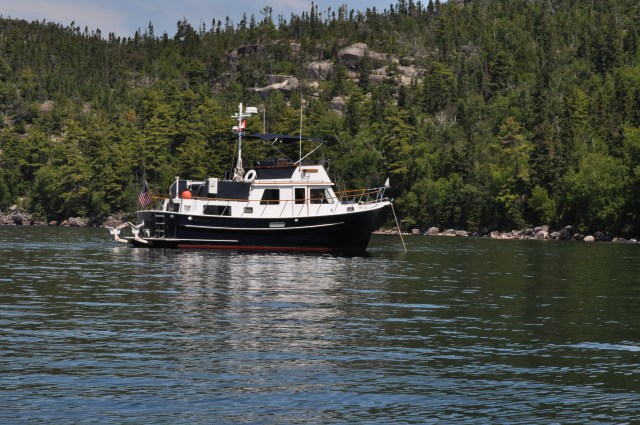 Arkansas Traveler at Simons Harbour on the eastern shore of Lake Superior
